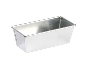 Cake plié bordé sur fil - fer blanc - 270 x 105 mm ext / 242 x 77 mm int - h80 mm