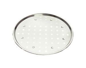 Plaque à pizza perforée - fer blanc - Ø340/330 mm