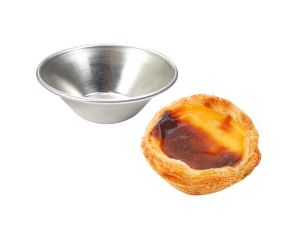 Pastéis de Nata - fer blanc - Ø70 mm h 20 mm