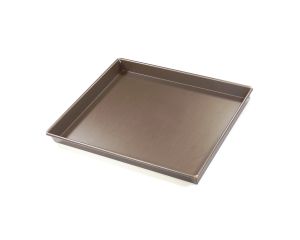 Caisse à génoise - antiadhérente - 400x300 mm int / 414x314 mm ext - h 35 mm