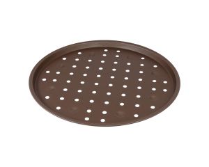 Plaque à pizza perforée - Antiadhérent (sans PFAS) - Ø340/330mm