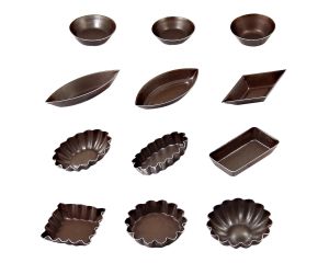 Boîte de 60 petits-fours - anti adhérent