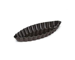 Barquette cannelée - antiadhérente - 80 x 40 x 12 mm