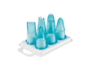 Boîte de 6 douilles pâtissières - tritan