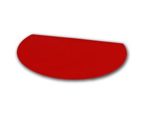 Corne pâtissière souple - raclette rouge - pp - 160 x 120 mm
