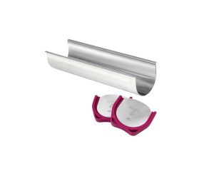 Gouttière à bûche inox - 300 x 85 x 68 mm - contenance 1,5 L