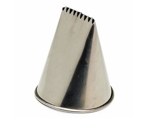 Douille à bûche inox - 8 dents