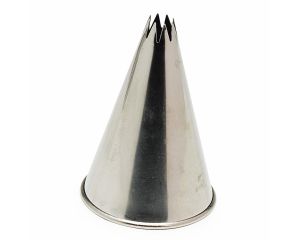 Douille petits-fours inox - 8 dents