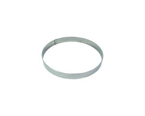 Cercle à mousse inox - épaisseur 10/10è - Ø180 mm h45 mm