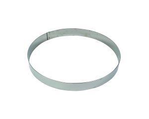 Cercle à mousse inox - épaisseur 10/10è - Ø260 mm h45 mm