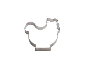 Nonnette poule - inox - 95 x 90 x 30 mm