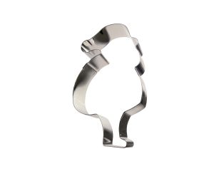 Nonnette Père Noël - inox - 120 x 65 x 30 mm