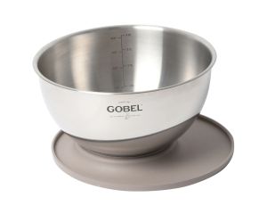Cul de poule Gobel inox avec couvercle-base Ø 24 cm