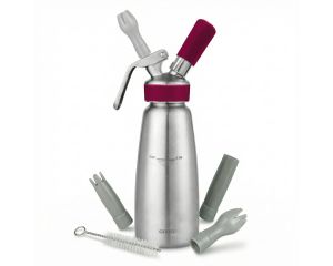 Siphon professionnel inox GOBEL - cuve inox - tête inox - 0.5L