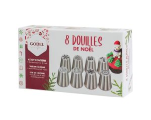 Coffret de 8 Douilles à Pâtisserie GOBEL - Spéciales Noël