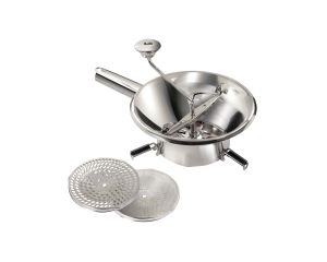 Moulin passe-légumes ménager Ø 24 cm inox - 3 grilles