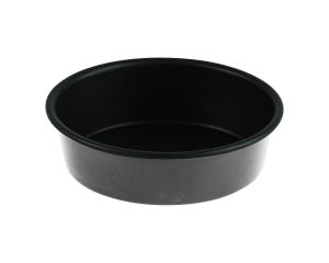 Manqué rond uni - bordé - antiadhérent Obsidian - Ø260/235 mm h50 mm