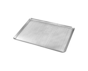 Plaque pâtissière perforée - aluminium - 300 x 400 x 10 mm