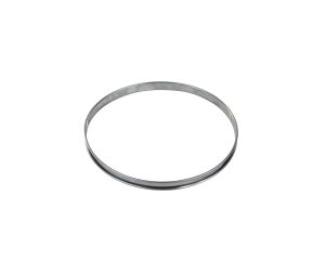 Cercle à tarte - inox - bord roulé - épaisseur 4/10ème - Ø280 mm h20 mm