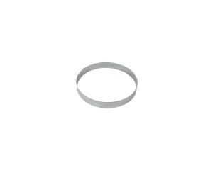Cercle à mousse inox - épaisseur 8/10è - Ø120 mm h45 mm